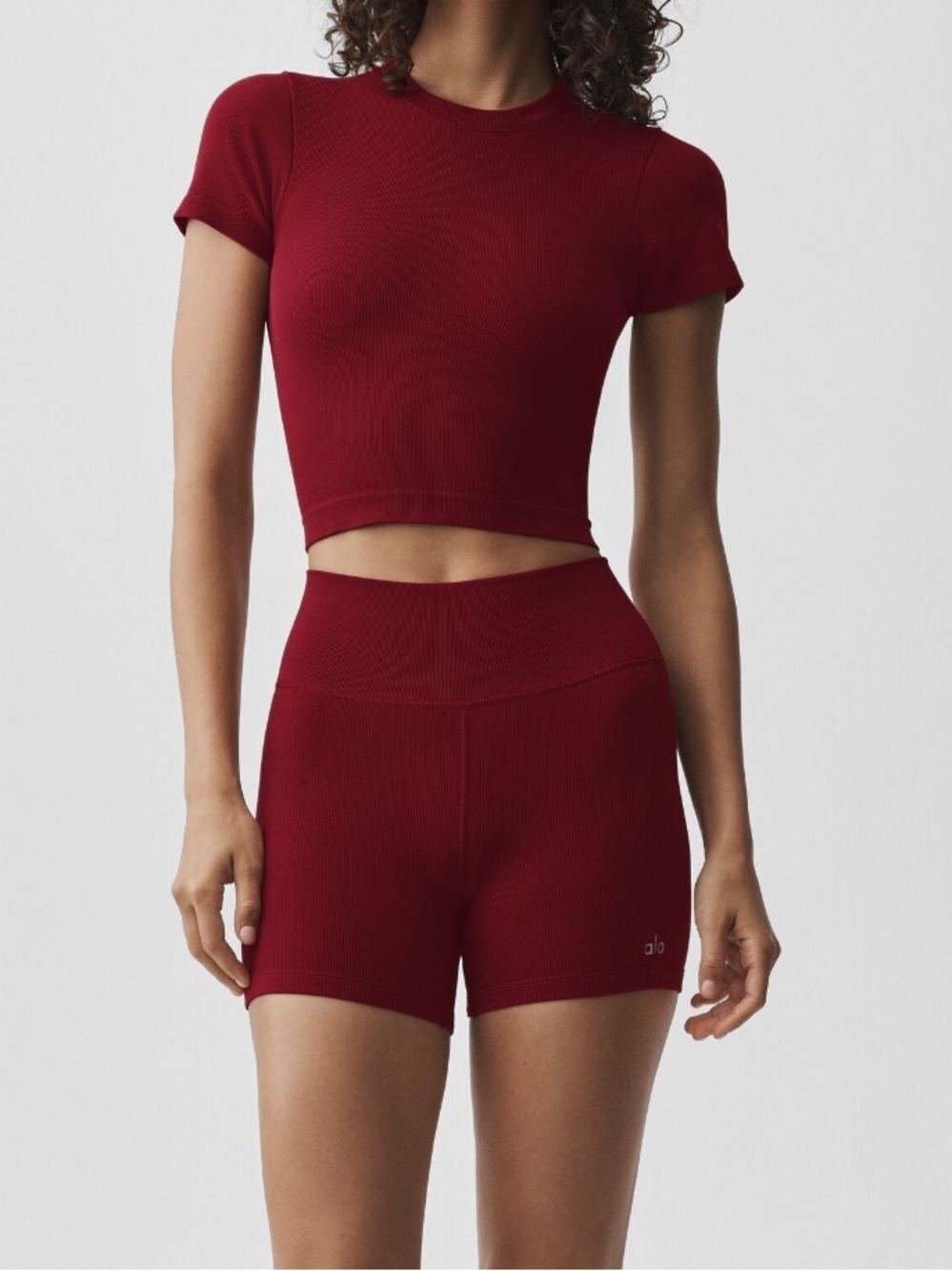 Alo Yoga | Seamless Modal Ribbed Set - Picture 8 of 9